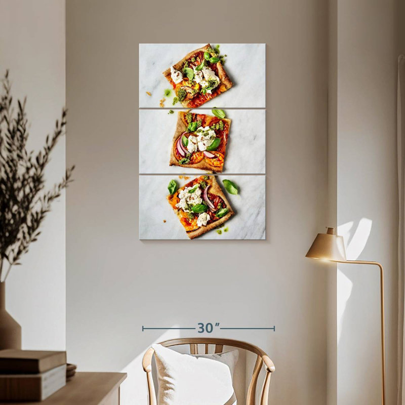 Yarlin Flatbread Pizza Squares, 57" H x 36" W