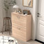 Armoire à chaussures en bois pour entrée