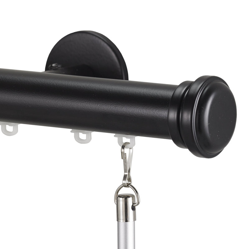 Tringle à rideaux simple 1,13 po Gabler, H 3 po x l 72 po x P 6 po, Inoxydable