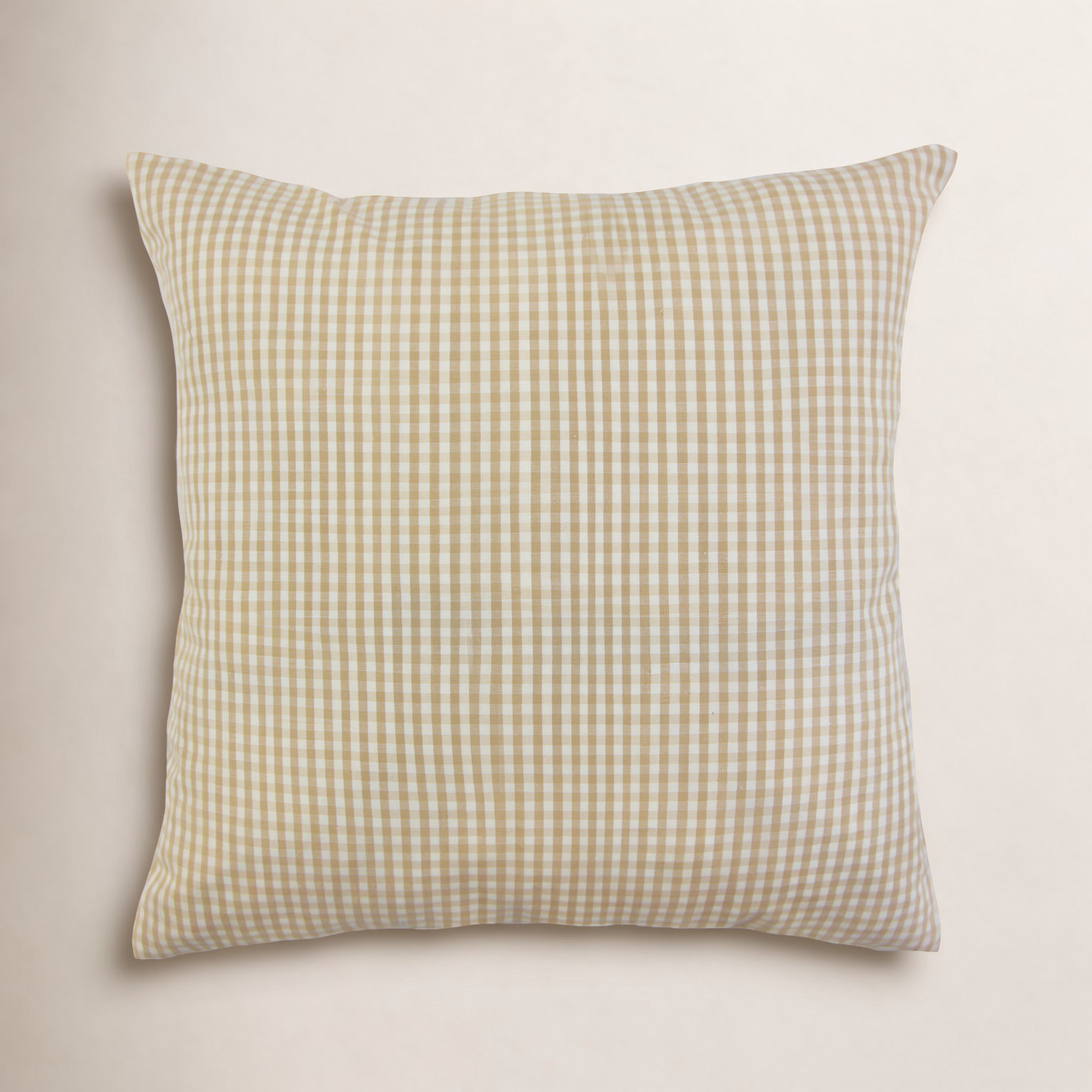 Henriette Cotton Throw Pillow, 20" H x 20" W, Honey