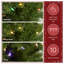 Downswept Douglas Green Fir Artificial Christmas Tree with Color + Clear Lights-506340634
