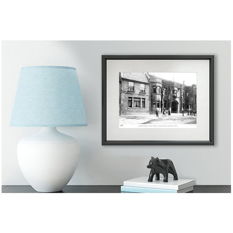 Grantham, The Angel And Royal Hotel 1893 - Single Picture Frame Print, 31.5cm H x 38.8cm W x 2.3cm D
