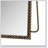 Iron Arch Retro Full Length Mirror With Supporting Feet, For Living Room, Bedroom (Gold)-183671980