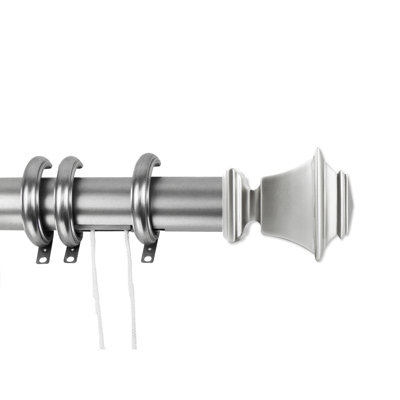 Tringle à rideaux simple réglable 1,5 po Leeann