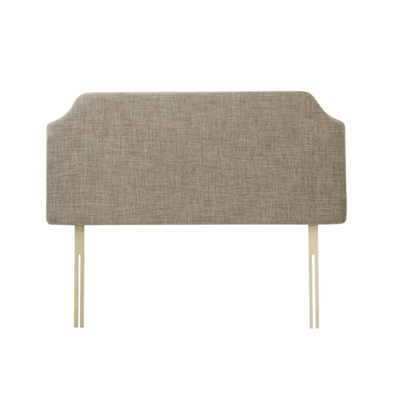 Larsen Upholstered Headboard, Charcoal, Small Double (4')