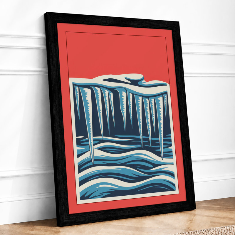 Stories Flow Modern - Framed Print, A4 - 29.7 x 21.0 cm, Black