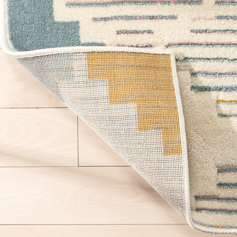 Astrid Geometric Synthetic Area Rug, Rectangle 120 x 160 cm