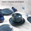 ALOFMO Blossom 12 Piece Stoneware Dinnerware Set, Service for 4-1166819736