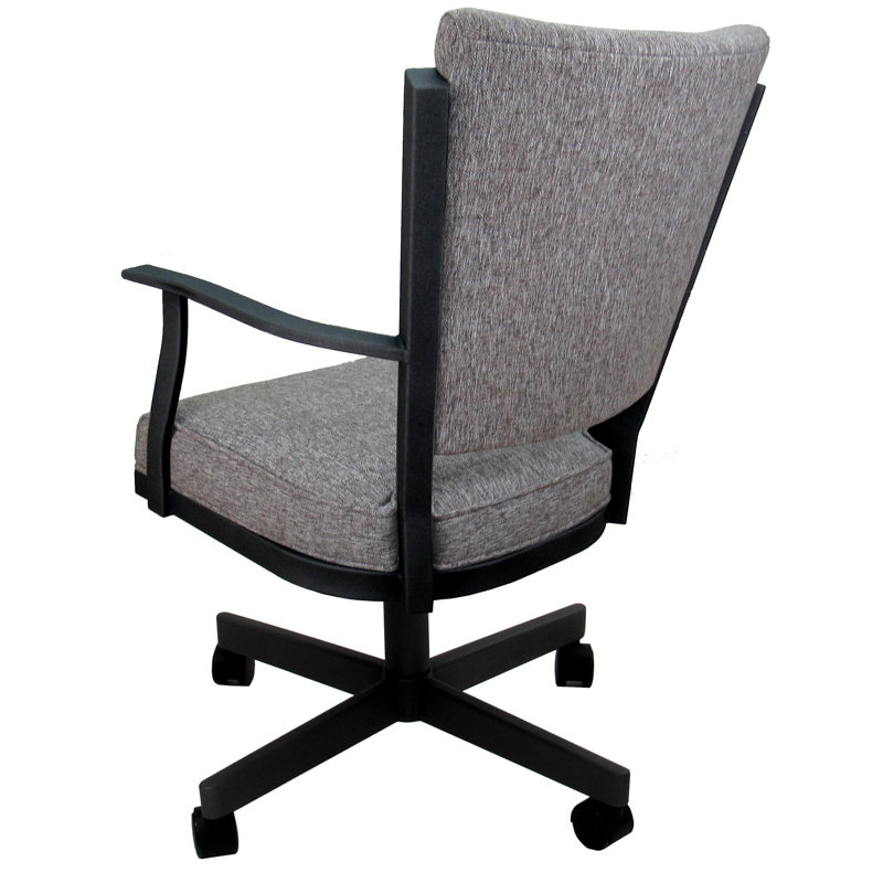 Chaise pivotante avec accoudoirs