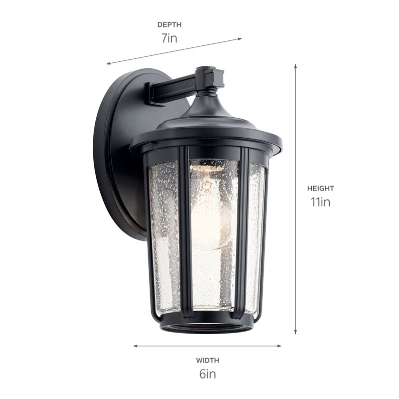 Cobel Wall Light, 11" H x 6" W x 6" D