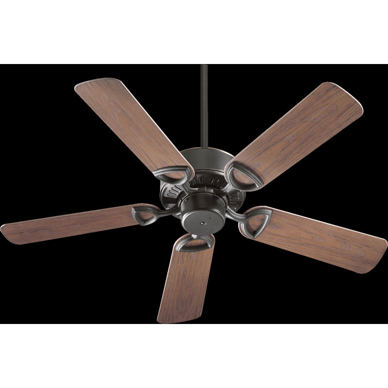 Wojtowicz 42'' Ceiling Fan, Old World with Walnut Blades