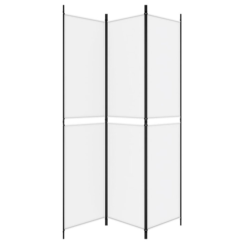Cloison pliante Rikkea, Blanc, 3, H 86,6 po x l 59 po