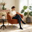 Fauteuil demi-tonneau Corduroy-513979478