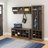 Everlene 18 Pair Shoe Storage Bench