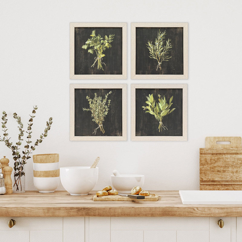 «Rustic Herbs», art encadré