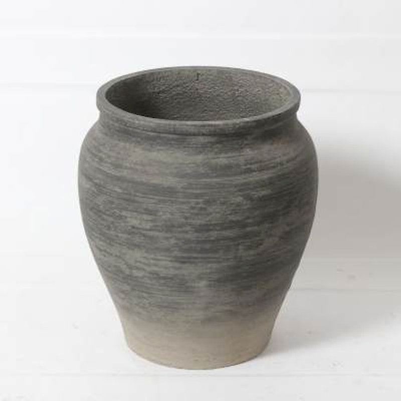 Vase de table en céramique 20,08" Mccollough, Gris