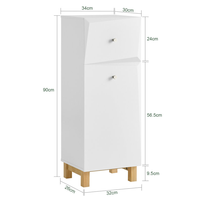 Kyalee Freestanding Bathroom Cabinet