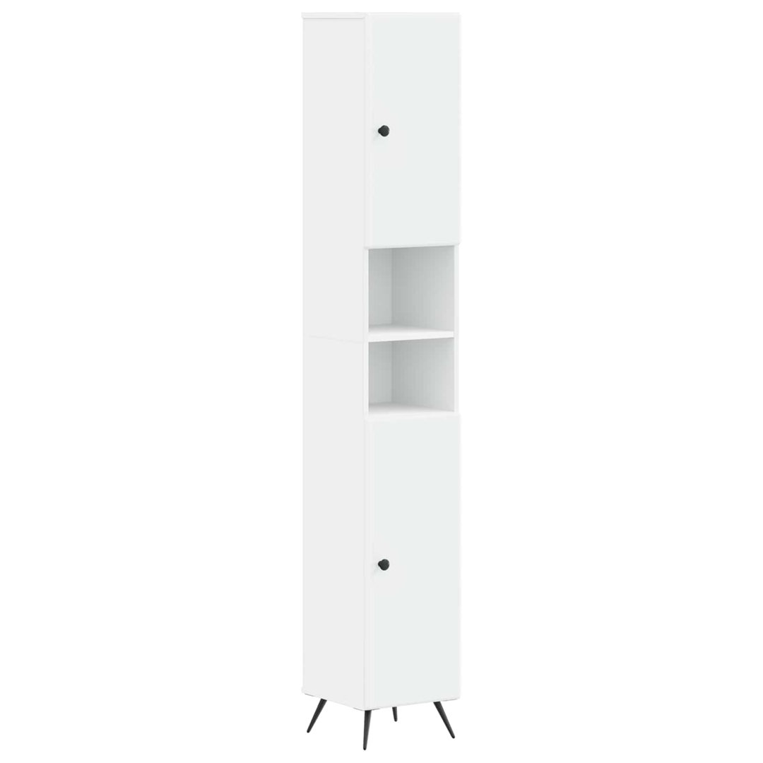 Bathroom Cabinet with Open Shelf BREDA Engineered Wood Storage Modern
