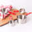 BergHOFF 8-Piece Stainless Steel Measuring Cup Set and Measuring Spoon Set