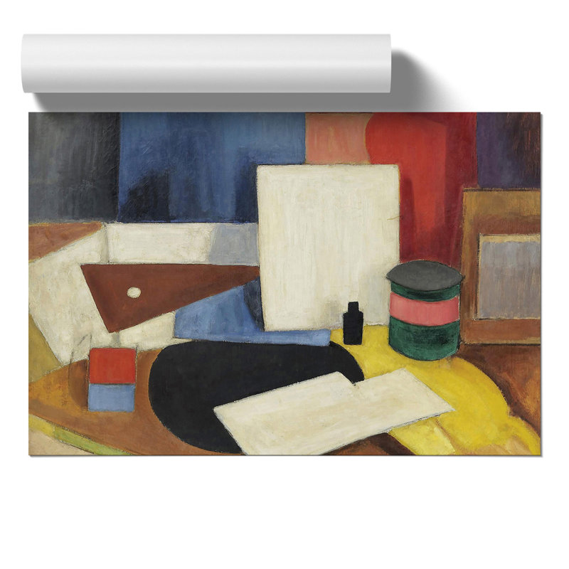 Still Life Vol.1 by Roger De La Fresnaye - No Frame Painting, 21cm H x 30cm W x 0.1cm D