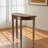 Luciano Brown Accent Table with Solid and Composite Wood, 29.78'' H X 31.75'' W X 15.76'' D