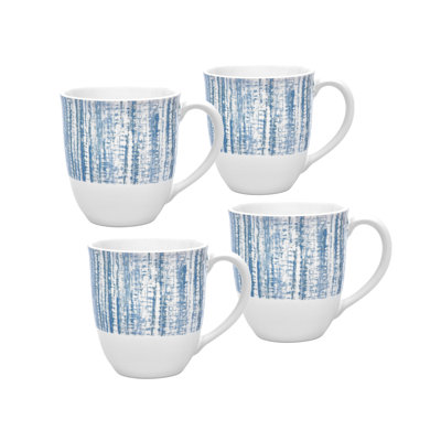 Noritake Colorwave Weave Mugs, 12 Oz.