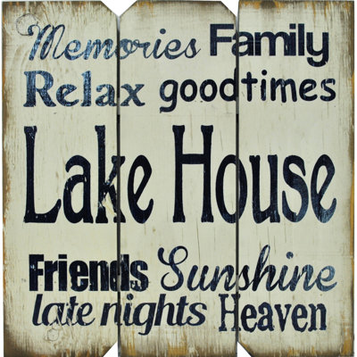 Décoration murale lake house