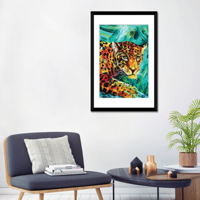 « jaguar », impression sur toile