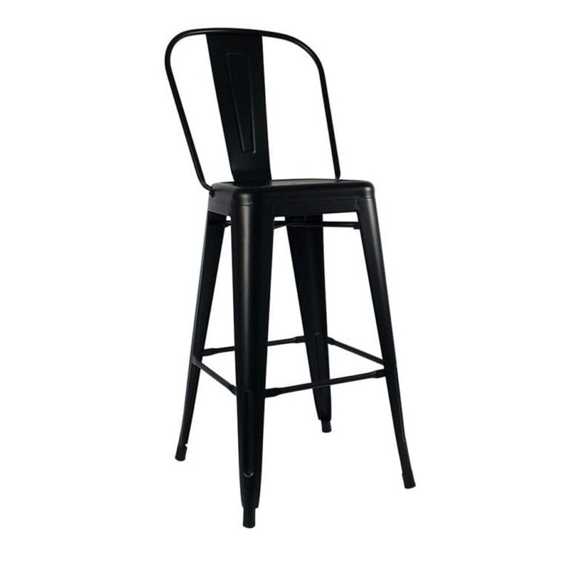 Tabouret 30 "Cazzie, Noir