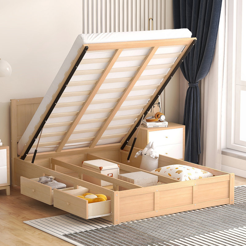 Monterrio Platform Bed with Underneath Storage and 2 Drawers, Full
