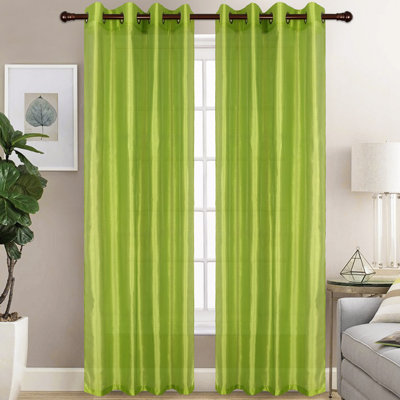 Diredra Polyester Semi-Sheer Curtains