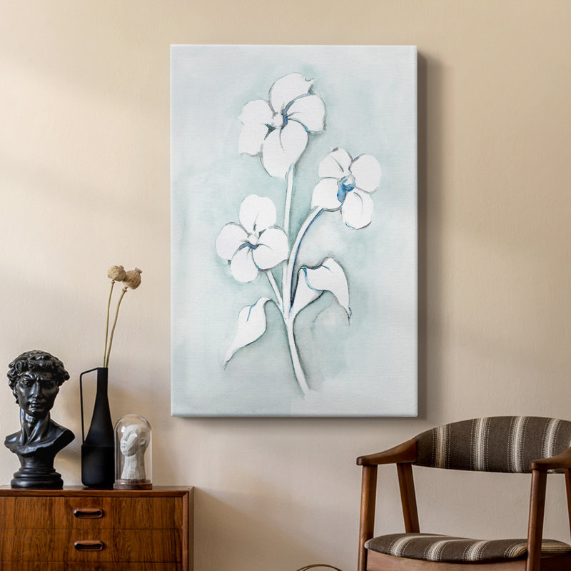 Bohème bleu I - galerie Cavas sur mesure, H 18 po x l 12 po