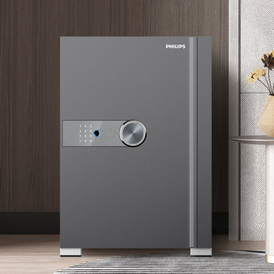 16.54"Small grey office anti-theft safe for cabinets