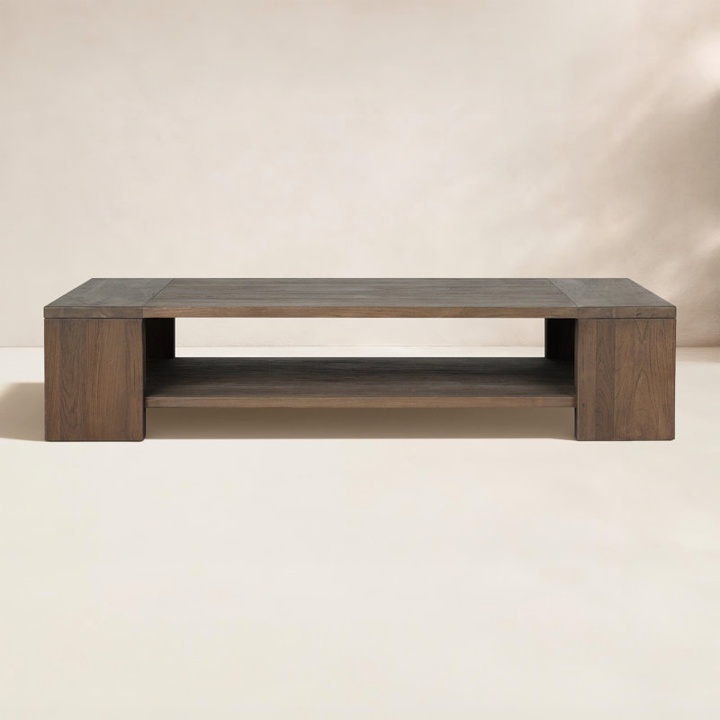 Roca Outdoor Rectangular Teak Coffee Table