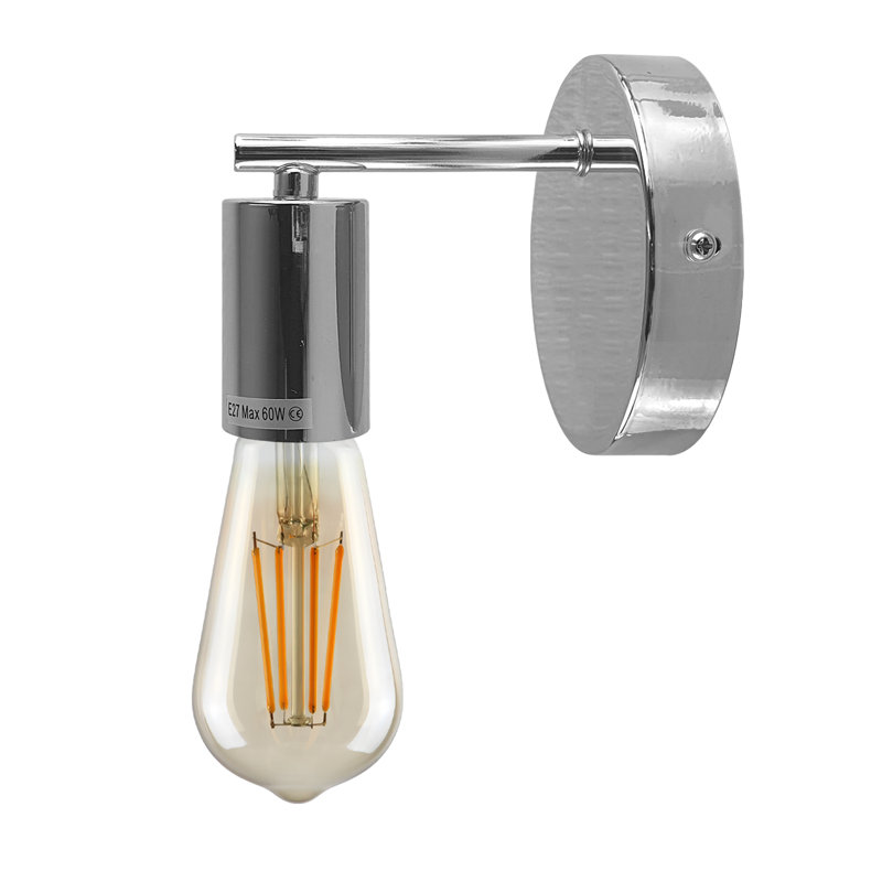Moberly Armed Sconce, Chrome