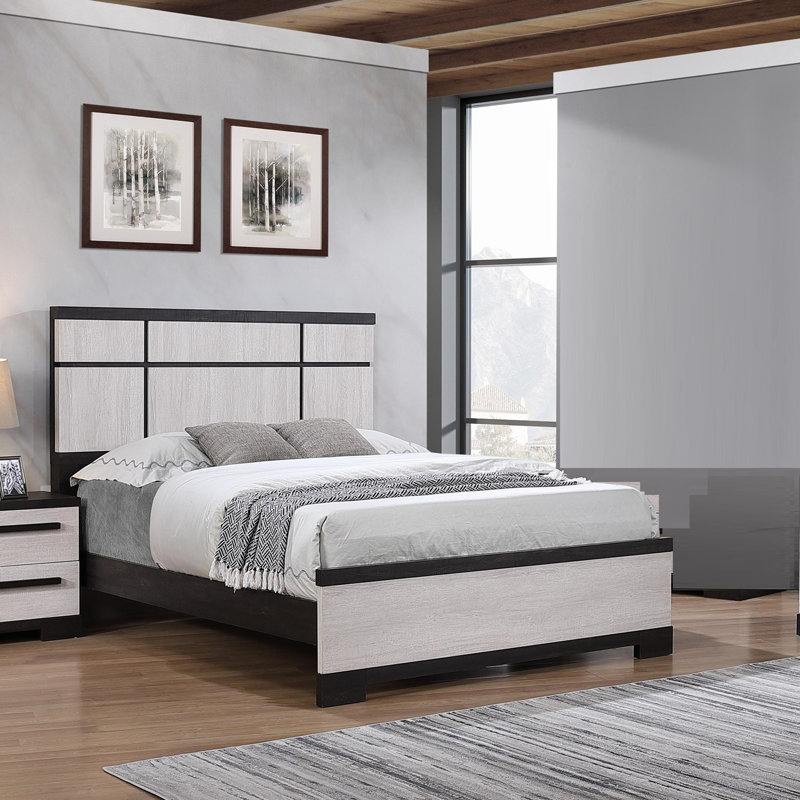 Tête de lit à panneau 1pc, Crème, Grand