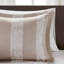 Ensemble d'édredon très grand en chenille taupe 7 pièces Ava-1923947182