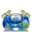 Navire, ding chinois, sculpture duo majestueuse