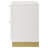 Sophia White 2-Drawer Nightstand-1742146999