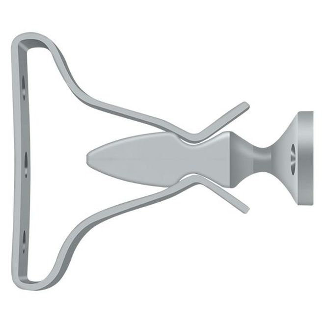 Shutter Door Holder, Brushed Chrome