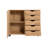 Coheman 24" Home Office Filing Cabinet with 2 Shelves, 5-Drawer Mobile Wood File Cabinet, Under Desk Rolling Storage for Documents, Clothes & Craft Supplies, Space-Saving Design-87785290