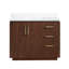Cloverfield 42'' Single Bathroom Vanity with Cultured Marble Top-93496152-93496151