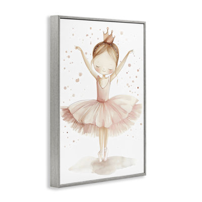 Sweet Pink Tutu Framed Giclee, design by Creative Studio