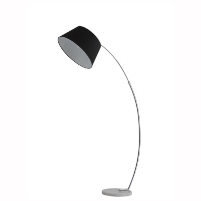 Amonii 177cm Chrome Floor Lamp