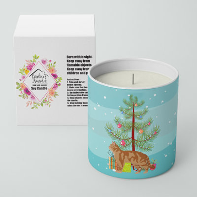 Scented Unscented Flameless Jar Candle with Ceramic Holder