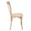 Heald 46cm H Fabric Upholstered Cross Back Dining Chair-560594517