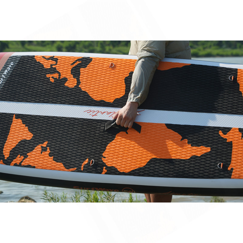 Planche de pagaie debout gonflable 11 pi x 34 po x 6 po avec accessoires