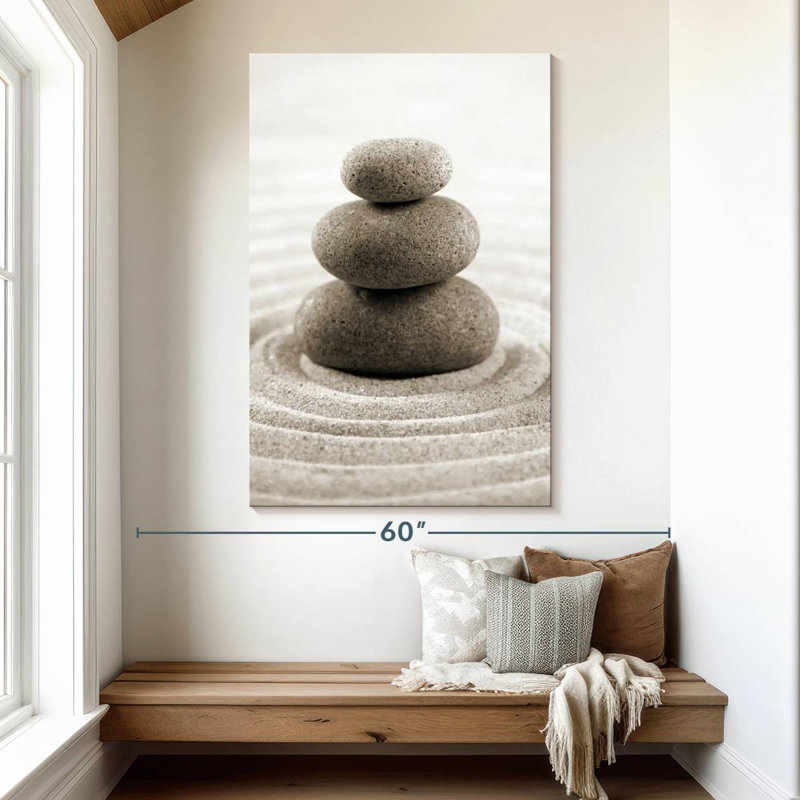 Kerrick Stone Stack On Zen Garden, H 51 po x l 34 po
