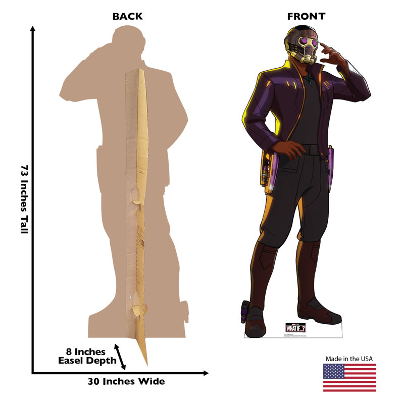«T'challa Star-Lord» en carton debout