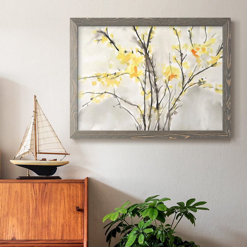 «Blissful Elegance I», reproduction d'art sur toile, Gris, H 14 po x l 20 po